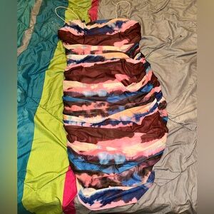 Tie-Dye mini dress